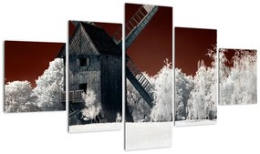 Obraz młyna (125x70 cm)