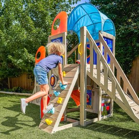 Plac zabaw do ogrodu NERF BATTLE FORT 4,45x1,84 m