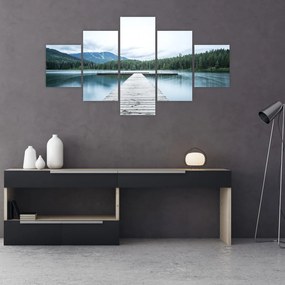 Obraz - Patrząc z molo (125x70 cm)