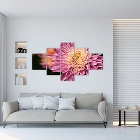 Szczegółowy obraz kwiatu (125x70 cm)