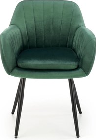 Velvetowy fotel jadalniany K429