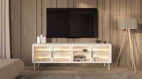 Szafka RTV stojąca GLORIA 181,3 cm do Salonu pod Telewizor - Kaszmir