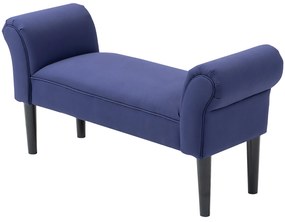 HOMCOM Tapicerowana Ławka do Sypialni i Przedpokoju, do 130 kg, 102 x 36 x 51 cm, Niebieska