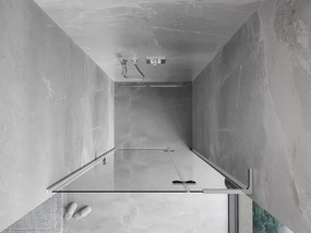 Mexen Mist-H L drzwi prysznicowe uchylne prawe 90 cm, transparent, chrom - 8A5L-090-000-01-00-P