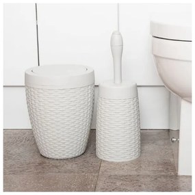 Kremowy kosz łazienkowy Addis Rattan Bath Bin Calico, 5 l