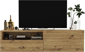 Ścienna szafka rtv z szufladą dąb artisan N4-A58