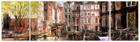 Obraz - Amsterdam (170x50 cm)
