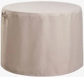 Pokrowiec Ochronny Na Okrągły Stół Ogrodowy Otley Kremowa Tapioca & Ø130 Cm - Sklum