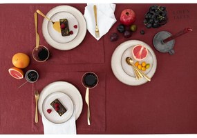 Lniany obrus 140x140 cm Marsala – Linen Tales