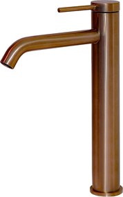 Lollipop bateria umywalkowa wysoka szczotkowanej miedzi - Essebagno