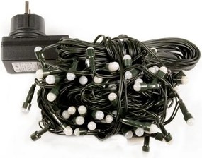 Świąteczne LED oświetlenie - 20 m, 200 MAXI LED, ciepła biel