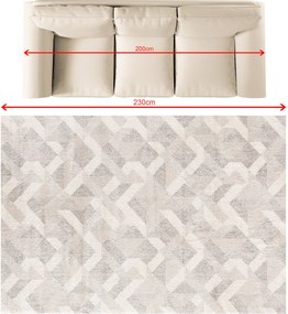 Dywan Larena beige/sand 160x230 cm