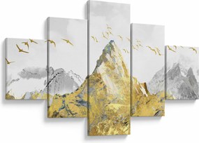 Obraz - Złota góra (125x70 cm)