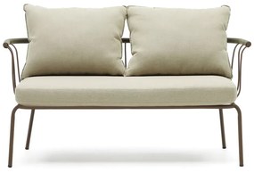 Jasnozielono-beżowa sofa ogrodowa Salguer – Kave Home