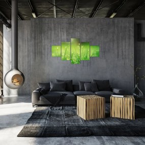 Obraz - rosa na trawie (125x70 cm)
