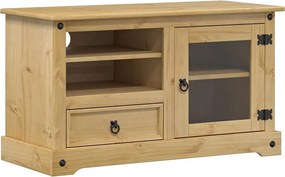 Szafka RTV z litego drewna sosnowego H2-B28
