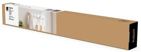 Biały wieszak ścienny z drewna topolowego Flip – Umbra