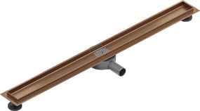 Mexen Flat 360° korpus do odpływu liniowego obrotowy 90 cm, miedź szczotkowana - 1C40090