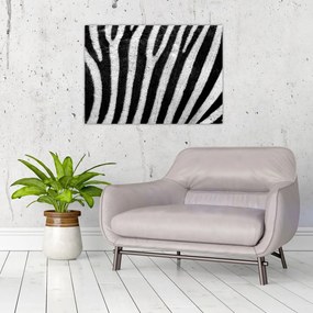 Obraz na szkle skóry zebry (70x50 cm)