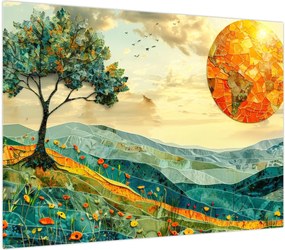 Obraz - Ilustracja krajobrazu (70x50 cm)