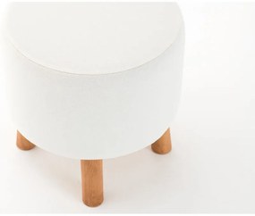 Biały puf Silindir – Balcab Home