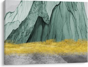 Obraz - Emerald Mountains N⁰3 (70x50 cm)