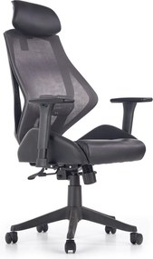 Ergonomiczny fotel obrotowy Hasel, zgodny z normą BHP