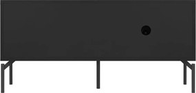 Czarna szafka pod TV 116x55x42 cm Met Mini – noo.ma