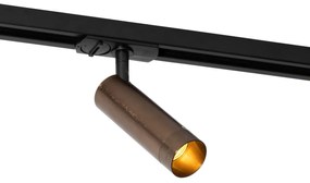 Nowoczesny reflektor brązowy do systemu szynowego jednofazowego 35mm - Iconic Jeana Luxe