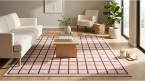 Czerwony/beżowy dywan 120x170 cm Picnic – ESTE