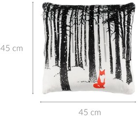 Poduszka ozdobna FOXY, 45 x 45 cm
