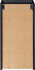 Wisząca szafka łazienkowa podblatowa Nova 30 cm, czarny mat