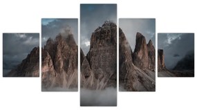 Obraz - Trzy Zęby, Włoskie Dolomity (125x70 cm)