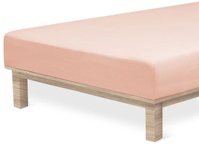 Prześcieradło 4Home Jersey Luxury pudrowy, 90 x 200 cm