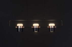 Szeroka lampa ledowa z trzema reflektorami Blink 3