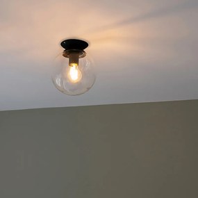 Lampa sufitowa art deco czarna - Pallon ArtDeco Oswietlenie wewnetrzne