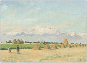 Obraz - Camille Pissarro, Landscape, Ile de France, reprodukcje (70x50 cm)