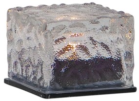 Zestaw 3 ogrodowych świec solarnych Star Trading Candle Icecube, wys. 5,5 cm