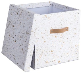 Pudełko w biało-złotym kolorze Bigso Box of Sweden Logan