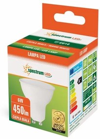 Żarówka LED Ciepła GU10 230V 6W 13265