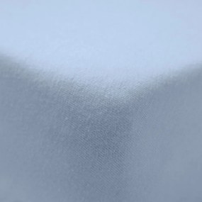 Jasnoniebieskie flanelowe prześcieradło z gumką 90x190 cm Brushed – Catherine Lansfield