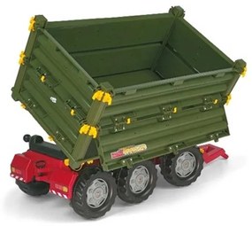 Rolly toys rollytrailer wielka przyczepa 3 osie multi trailer