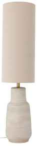 Kremowa lampa stojąca z tekstylnym kloszem (wys. 113 cm) Linetta – Bloomingville