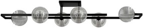 Szeroka sufitowa lampa grafitowa H4-G72