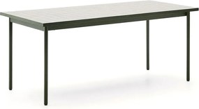 Stalowy stół ogrodowy 91x182 cm Maurina – Kave Home