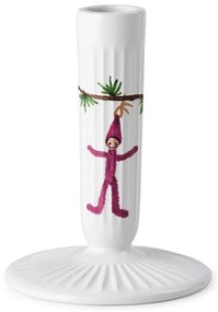 Biały ceramiczny świecznik świąteczny Kähler Design Hammershøi, ø 9,5 cm