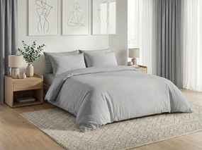 PrzytulneMieszkanie.pl PrzytulneMieszkanie.pl Bawełniana pościel CALMORA jasnoszara Rozmiar pościeli: 2 szt 70 x 90 cm | 160 x 220 cm