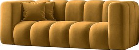 Sofa modułowa dwuosobowa Grand, tkanina Salvador, Żółty