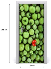 Naklejka na drzwi samoprzylepna Czerwony pomidor