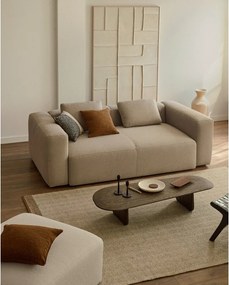 Ciemnobrązowy stolik z litego drewna dębowego 64x146 cm Pirita – Kave Home